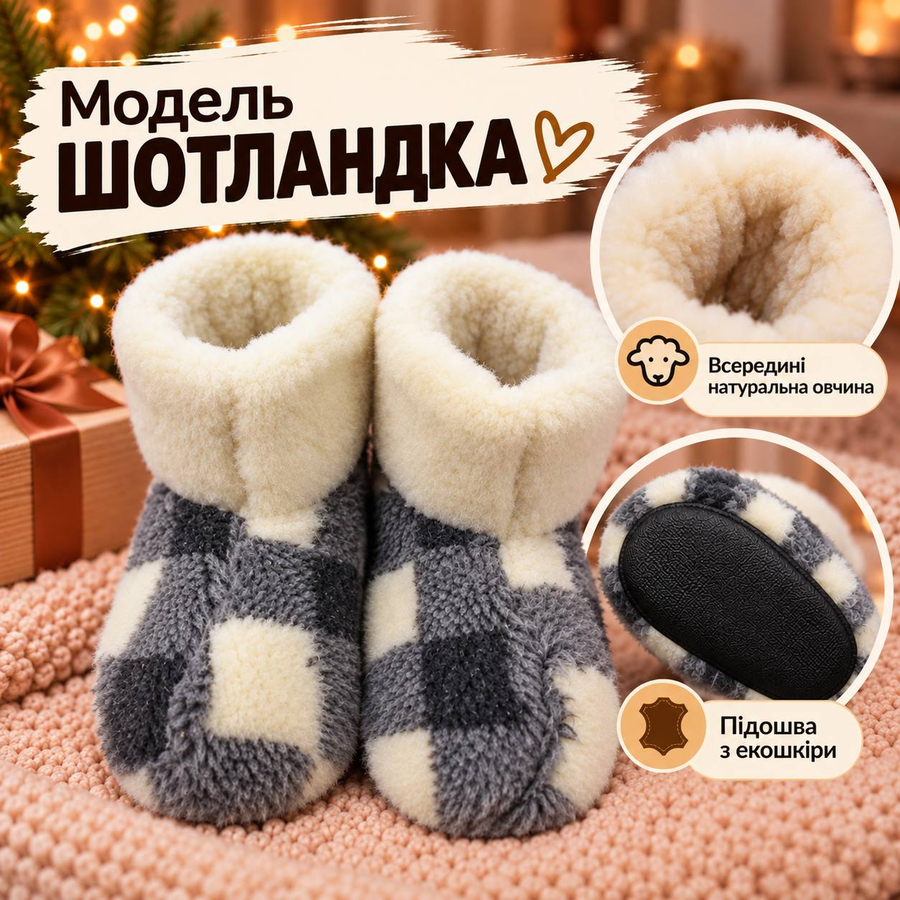 Чуні колір шотландка